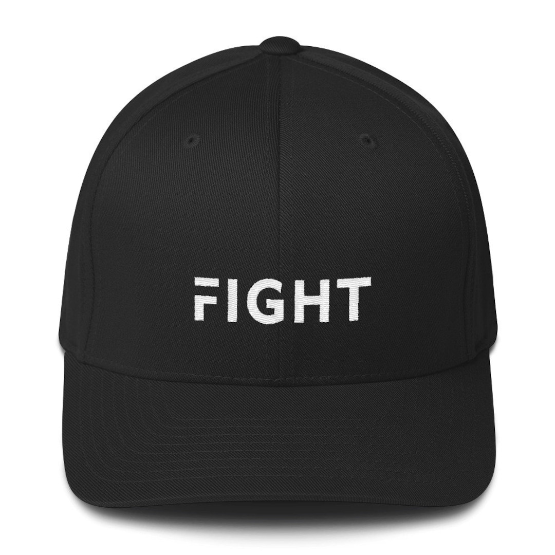 Fight Fitted Flexfit Twill Baseball Cap | Inspirational, Motivational ...
