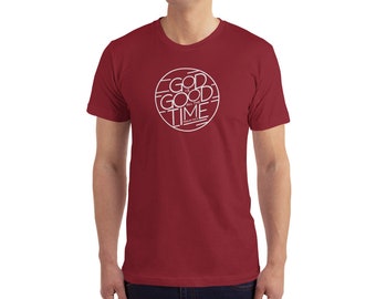 Men's God is Good All the Time Christian T-Shirt | Christian Shirts for Men | Christian Clothing | Inspirational, Motivational Gift