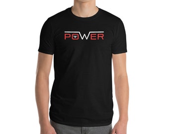 Men's Power T-Shirt | Mens Workout Shirt | Inspirational Gift | Courage & Support Gift | Motivational Gift for Patients, Survivors, Chemo