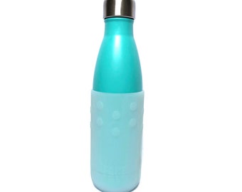 Water Bottle Sleeve designed to fit S'well Bottles | Silicone Sleeve Bottle Cover | Protect Water Bottle | Bottle Skin | Water Bottle Boot