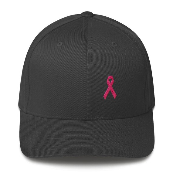 Breast Cancer Awareness Fitted Hat With 