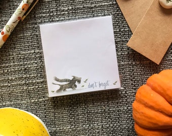 Bloc de notas "Don't Forget Memo Pad" de SCOTTIE DOG, notas, Catherine Redgate, papelería, organizar, bloc, bujo, organizador, diario, casa, oficina, lista, cachorro, cachorro