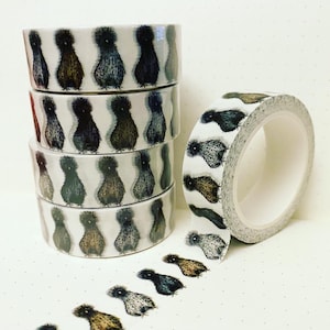 SILKIE Huhn WASHI TAPE basteln scrapbook Schreibwaren Papier niedlich illustrieren scottish Catherine Redgate scottish bujo vogel vögel seidies henne