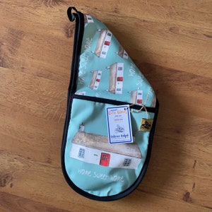 BOTHY Double OVEN GLOVES 100% cotton Catherine Redgate kitchenware homeware gift  new house chef Scottish Home Sweet Home cottage core scots