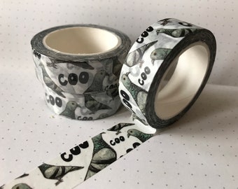 PIGEON coo coo WASHI TAPE craft scrapbook stationery paper cute illustrate scottish Catherine Redgate scottish bujo bird pest city fun birds