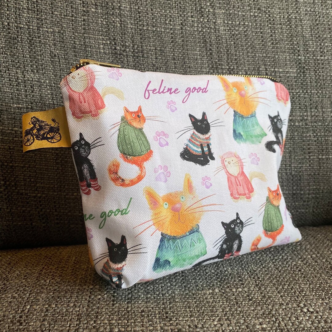 Feline Good CAT WASH BAG 100 Cotton Catherine Redgate Homeware Gift