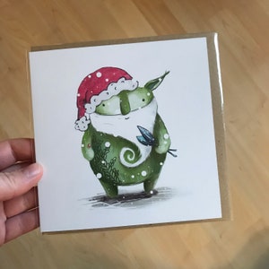 Carte de Noël illustrée FOREST SPIRIT