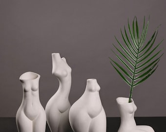 Home & Living Home Décor Handmade Ceramic Indoor Female Torso Vase