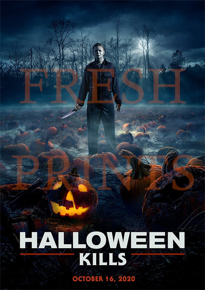 Halloween Kills Movie Poster Print Etsy