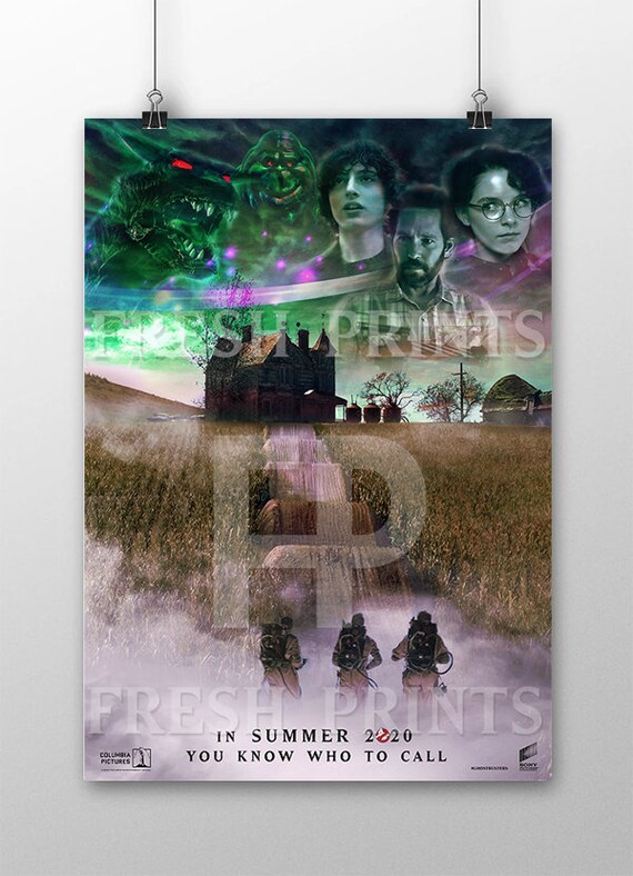 Ghostbusters Afterlife Movie Poster Print Etsy