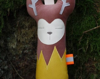 Dog Toys - Handmade - Pet Toys - Puppies Apportel - PuppyDummy - WILD Deer - Deer - made in Blackwood