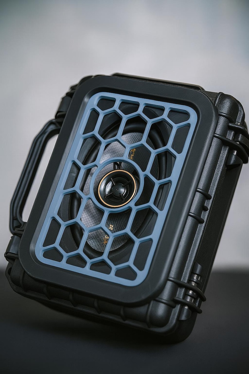 Custom Bluetooth Speaker Kicker KS 4x6 Apache 1800 Case Lipo Battery 3D ...