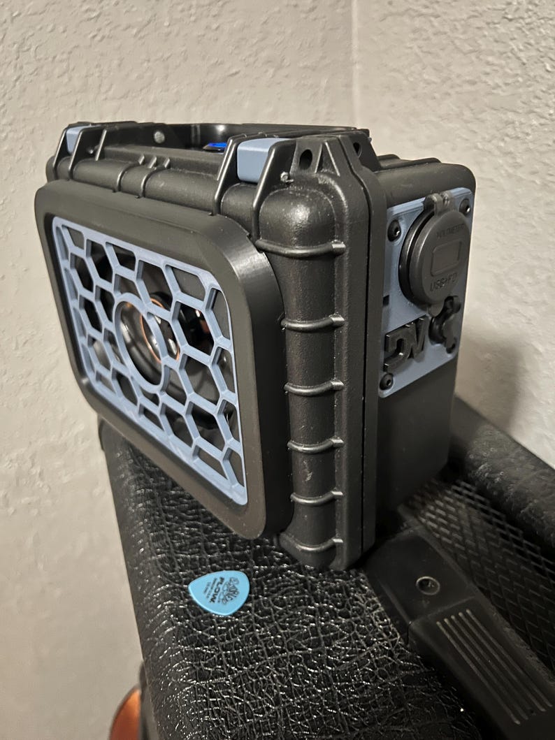 Custom Bluetooth Speaker Kicker KS 4x6 Apache 1800 Case Lipo Battery 3D ...