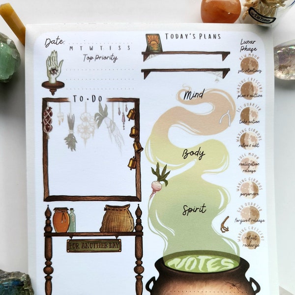 Witchy Workshop Daily Planner