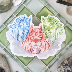 Oni Girls Sticker