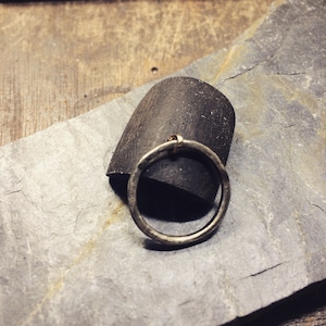 RING &quot;ANEL&quot; designer jewel in silver