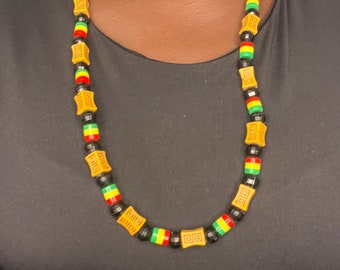 Beautiful African Beaded  Necklace