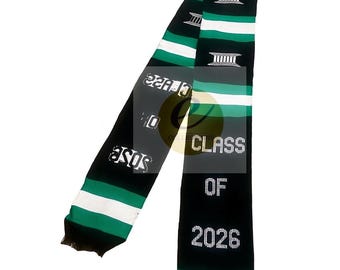Class of 2026 Kente Graduation Stole: Nigerian Colors