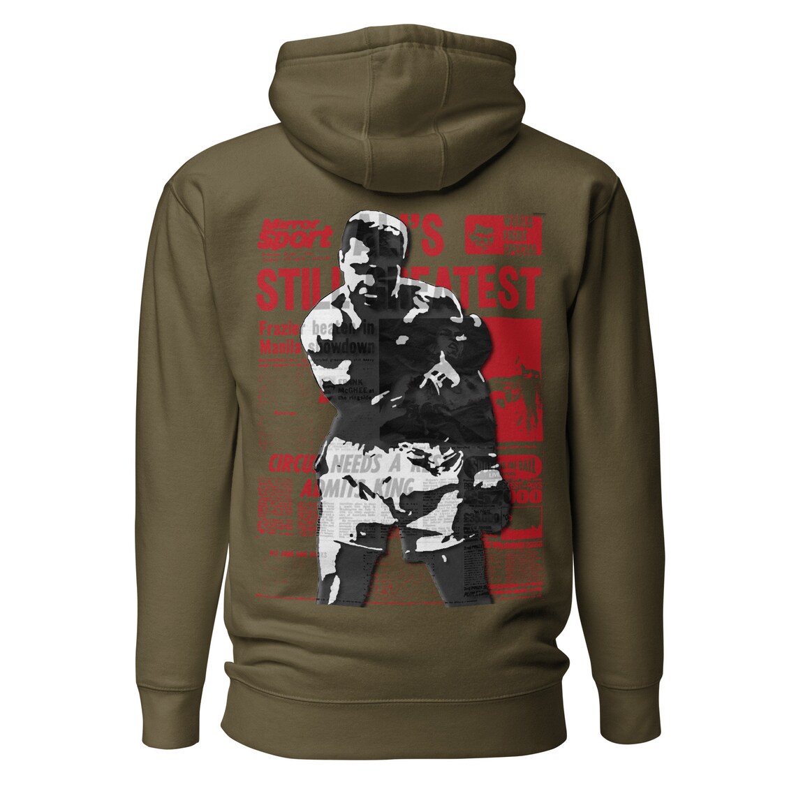 Muhammad Ali Hoodie Boxing Muhammad Ali Hoodie Ali Boxer Etsy