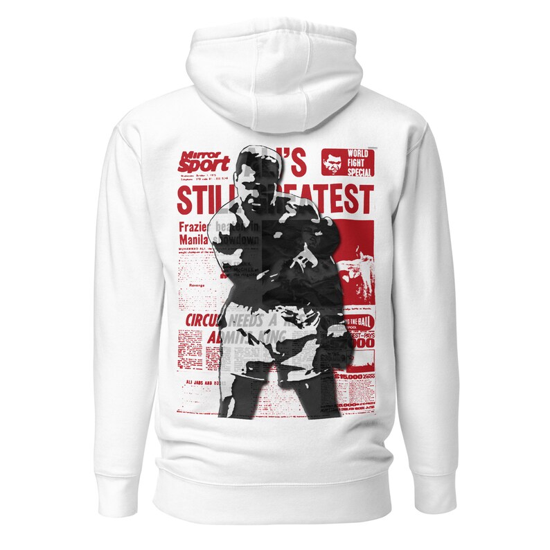 Muhammad Ali Hoodie Boxing Muhammad Ali Hoodie Ali Boxer Etsy