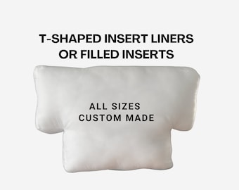 T-shape Replacement insert liners or filled inserts for your couch, sofa, or chair.