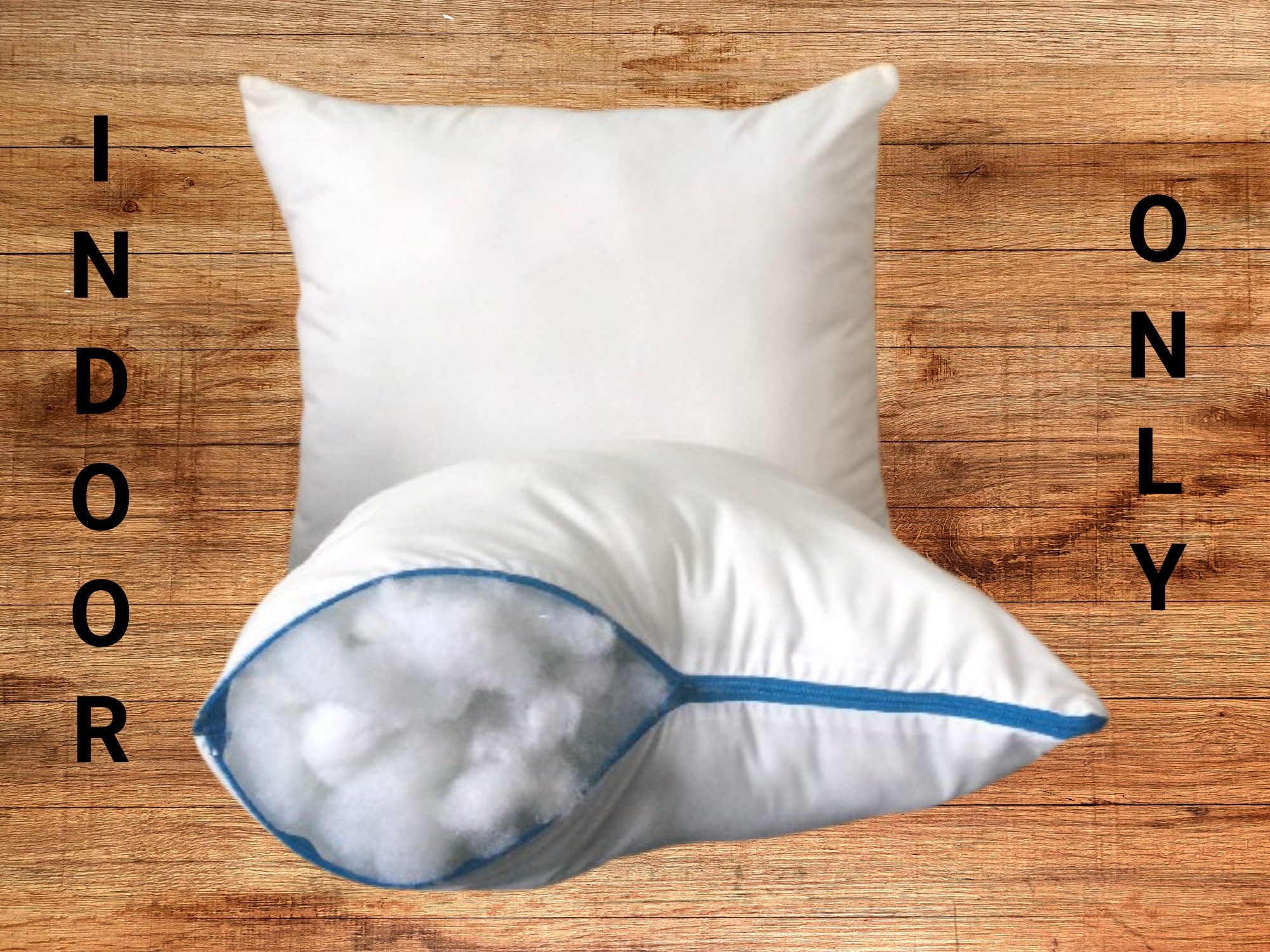 Pillow Inserts, Custom Size Insert Covers. Indoor Cushion Covers