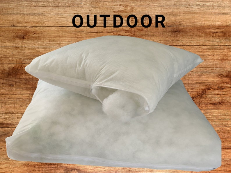 Pillow Inserts, Custom Size Insert Covers. Indoor Cushion Covers