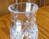 Waterford Crystal Tea Light Fairy Lamp Hurricane Lamp Shade 6.25 quot