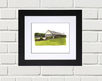 Forest Park Golf Course-St. Louis Fine Art Print (Perfect gift for the special day, wedding ceremony, or an anniversary gift!)