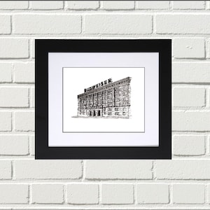 St. Louis-Anheuser Busch Brewery Fine Art Print (Gift for remembering the special day, wedding ceremony, or an anniversary gift!)