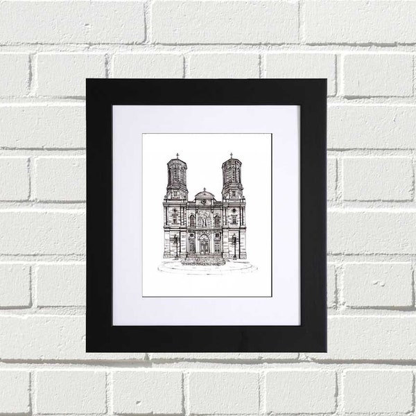 Shrine of St. Joseph Church-St. Louis Fine Art Print (Perfect gift for the special day, wedding ceremony, or an anniversary gift!)