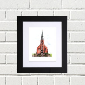 Immaculate Conception Church, Arnold-St. Louis Fine Art Print (Perfect gift for the special day, wedding ceremony, or an anniversary gift!)
