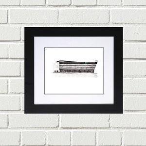 Enterprise Center-St. Louis Fine Art Print (The perfect gift for the St. Louis Blues Hockey enthusiast.)
