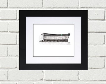 Enterprise Center-St. Louis Fine Art Print (The perfect gift for the St. Louis Blues Hockey enthusiast.)
