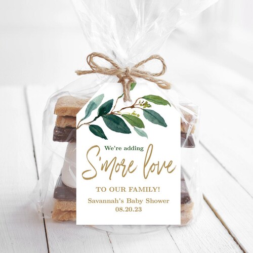 S'more Love Favor Tags Printable S'more Love Favor - Etsy