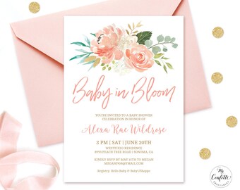 printable baby shower invitation etsy printablebaby shower invitations
