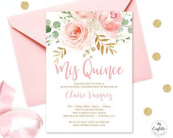 quinceanera invitation etsy quincianera invitation