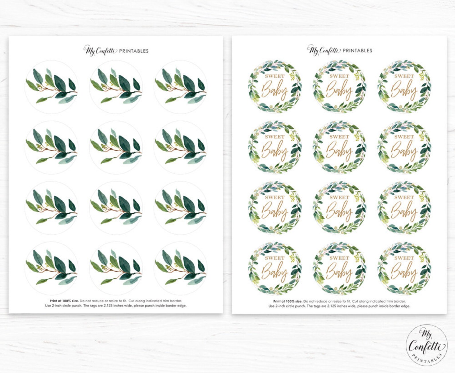 Baby Shower Cupcake Toppers Printable Cupcake Toppers - Etsy