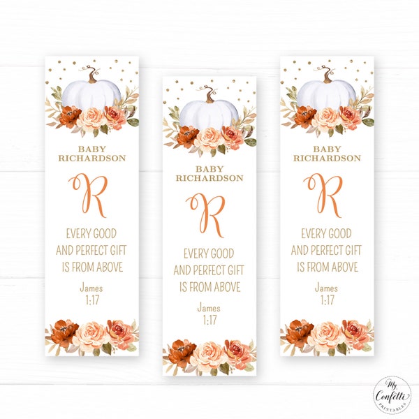 Baby Shower Bookmark - Etsy