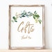 Greenery Baby Shower Gifts Sign Printable Baby Shower Gifts - Etsy