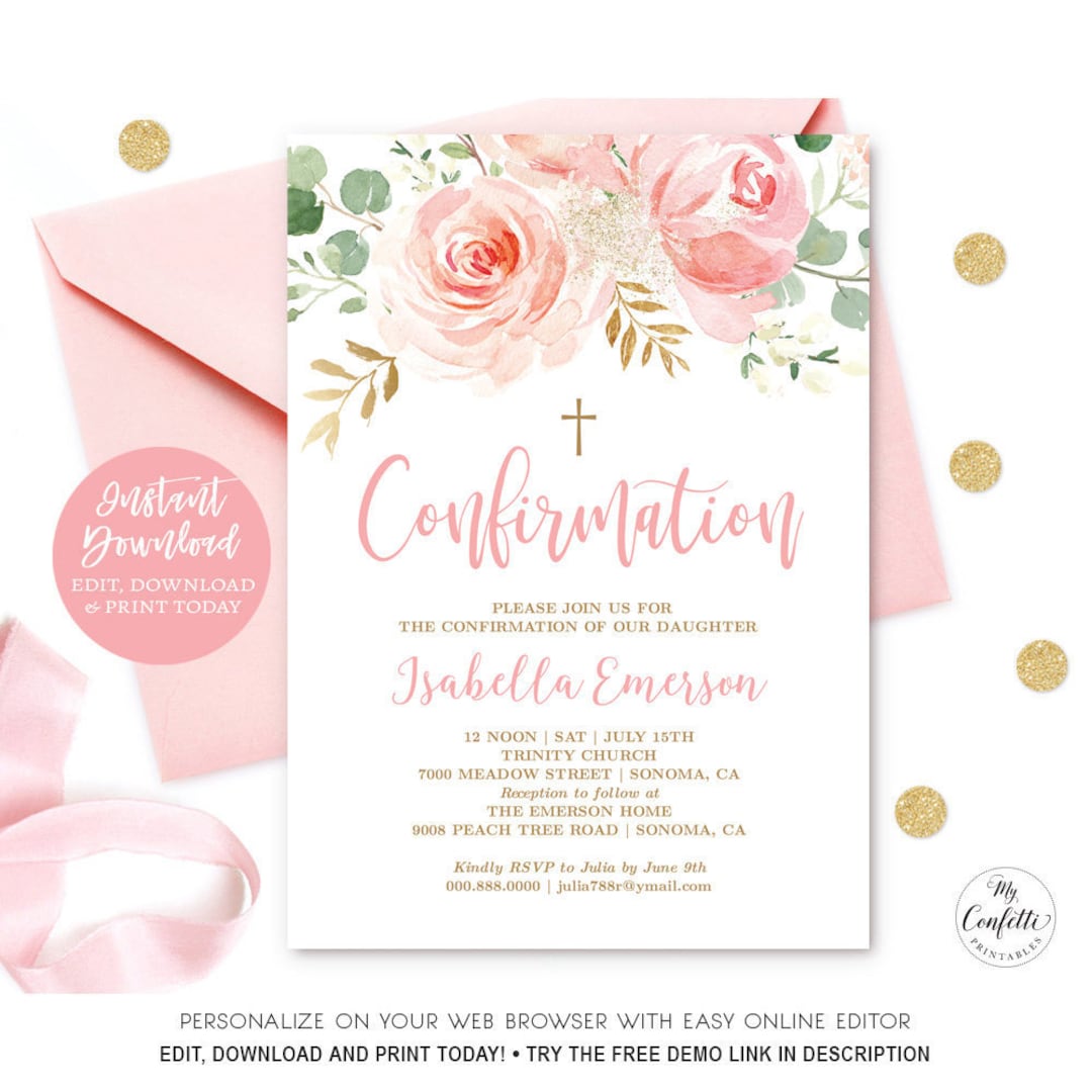 editable-confirmation-invitation-template-printable-confirmation-invitation-blush-pink-floral-girl-mcp830-cjb-etsy for Free Printable Confirmation Cards Pdf EDITABLE Confirmation Invitation Template, Printable Confirmation Invitation, Blush Pink Floral, Girl, MCP830, CJB - Etsy for Free Printable Confirmation Cards Pdf