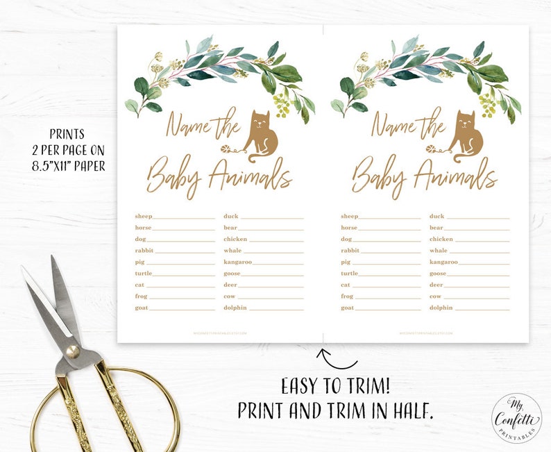 Greenery Baby Shower Game Bundle Six Printable Baby Shower Etsy Greenery Baby Shower Game Bundle Six Printable Baby Shower Etsy