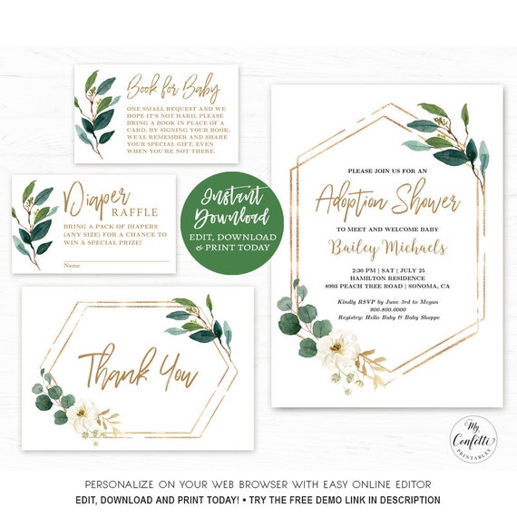 adoption shower invitation