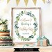 Editable Greenery 3rd Birthday Party Invitation, Printable Third ...