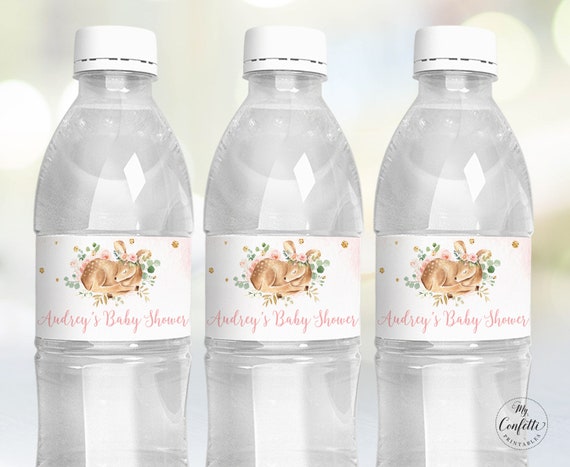 Baby Shower Water Bottle Label Printable Water Bottle Label | Etsy