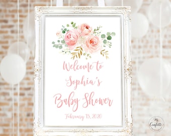 Blush Pink Floral Babies Are Sweet Sign, Printable Baby Shower Treat a -  PlumPolkaDot