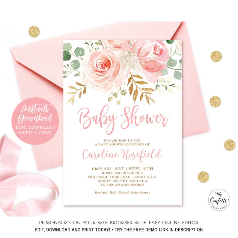 EDITABLE Invitation, Blush Red Floral Kid Shower Invitation, Printable Invitation Template, Blush Crimson, Gold, Lady, MCP820, CJB photo regarding Etsy Baby Shower Invitations Printable identify EDITABLE Invitation, Blush Purple Floral Youngster Shower Invitation, Printable Invitation Template, Blush Crimson, Gold, Lady, MCP820, CJB