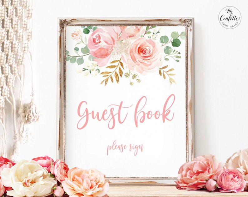 Baby Shower Guest Book Sign Printable Party Guest Book Sign Etsy Baby Shower Guest Book Sign Printable Party Guest Book Sign Etsy