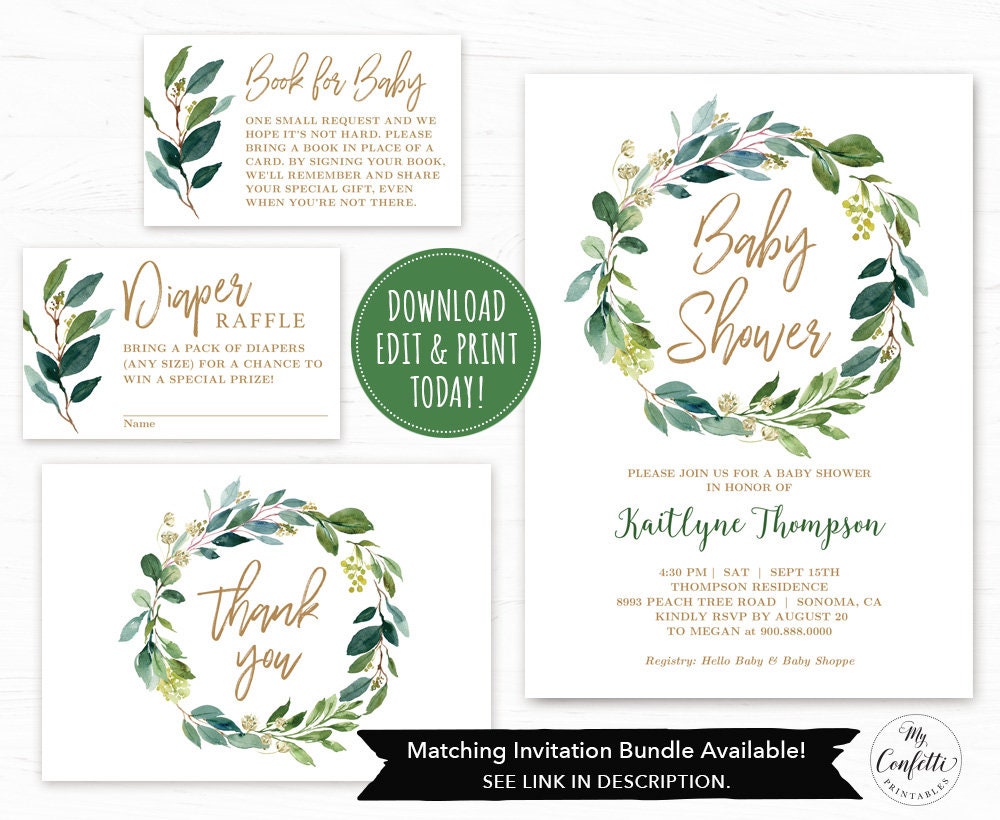 Kristen INSTANT DOWNLOAD Greenery Baby Shower Game Burgundy & Blush Pink Florals Printable Diaper Raffle Cards and Sign KR-B
