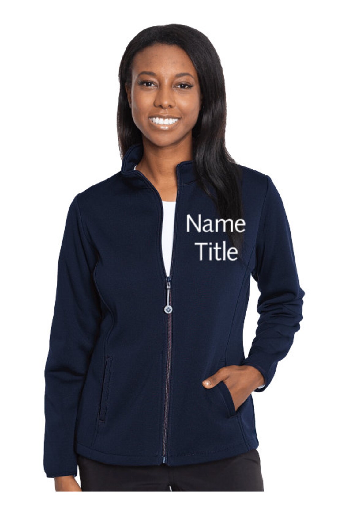 Performance Fleece Jacket Nurse Jacket Personalized Etsy